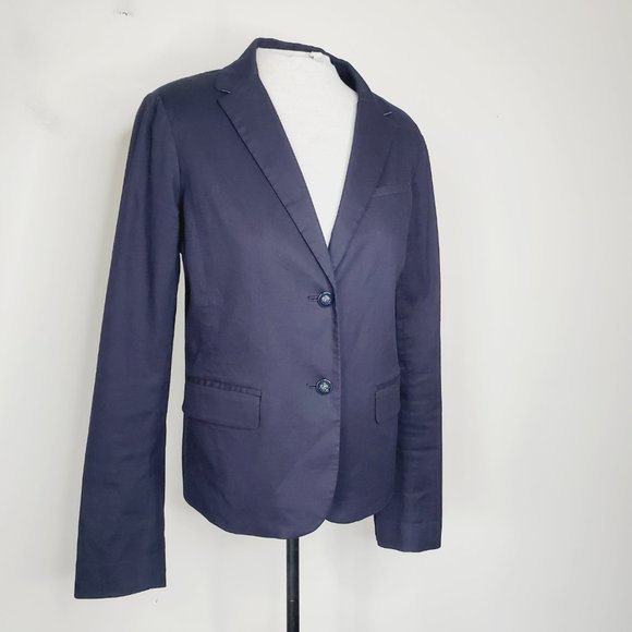 GAP Blazer Academy Preppy Classic Navy 10 - Picture 2 of 12